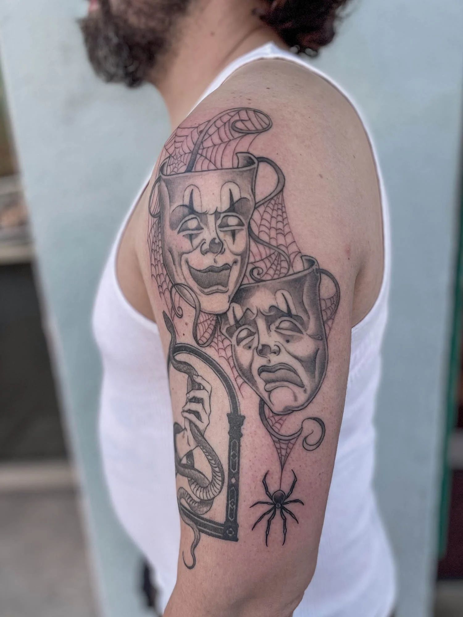 Jose Araujo Classic Tattoo Smile no cry later.JPEG