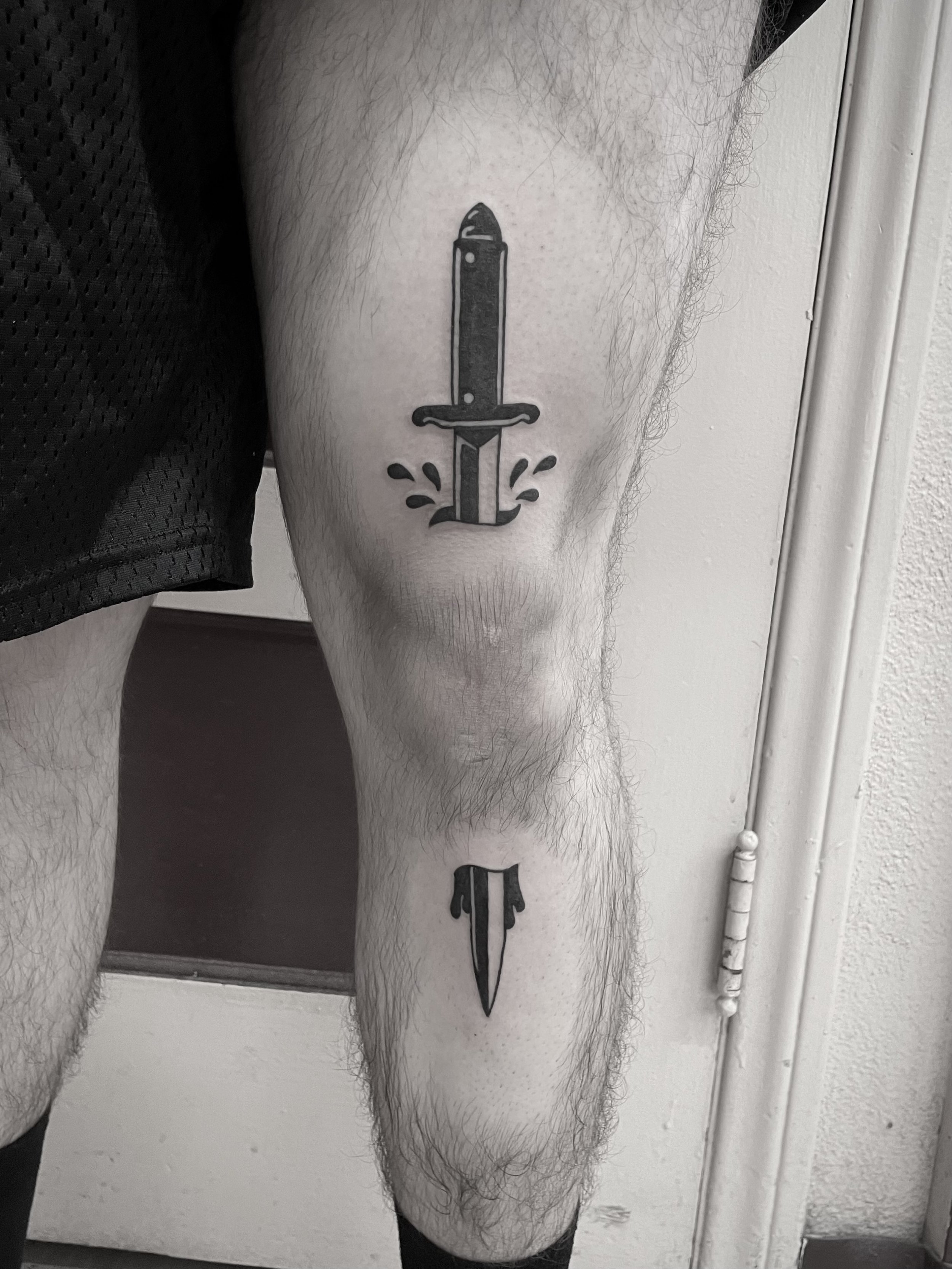 Pin on The Best Knife Tattoos