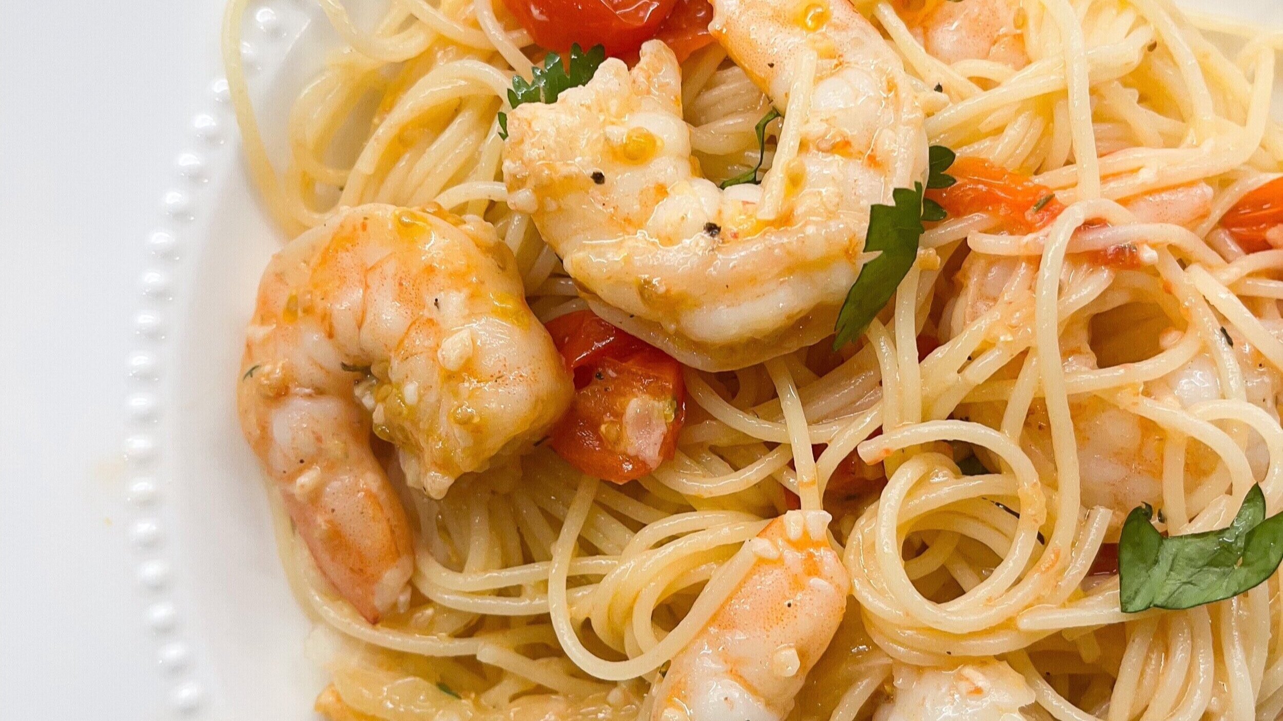 Roasted Shrimp & Tomato Pasta — The Rose Record