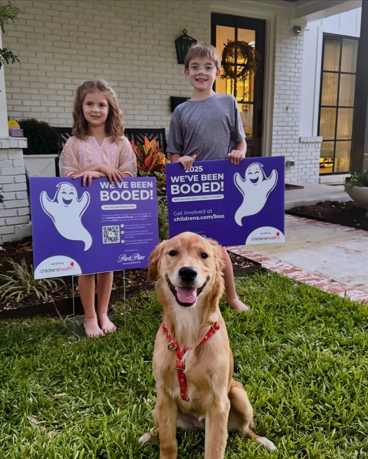 It&rsquo;s BOO time! 👻 Join the 2025 BOO Yard Sign Challenge to support @childrens! Children&rsquo;s has been such a special place for us over the years, and we are ready to BOO some friends! 

Simply purchase a BOO sign and secretly place in the ya