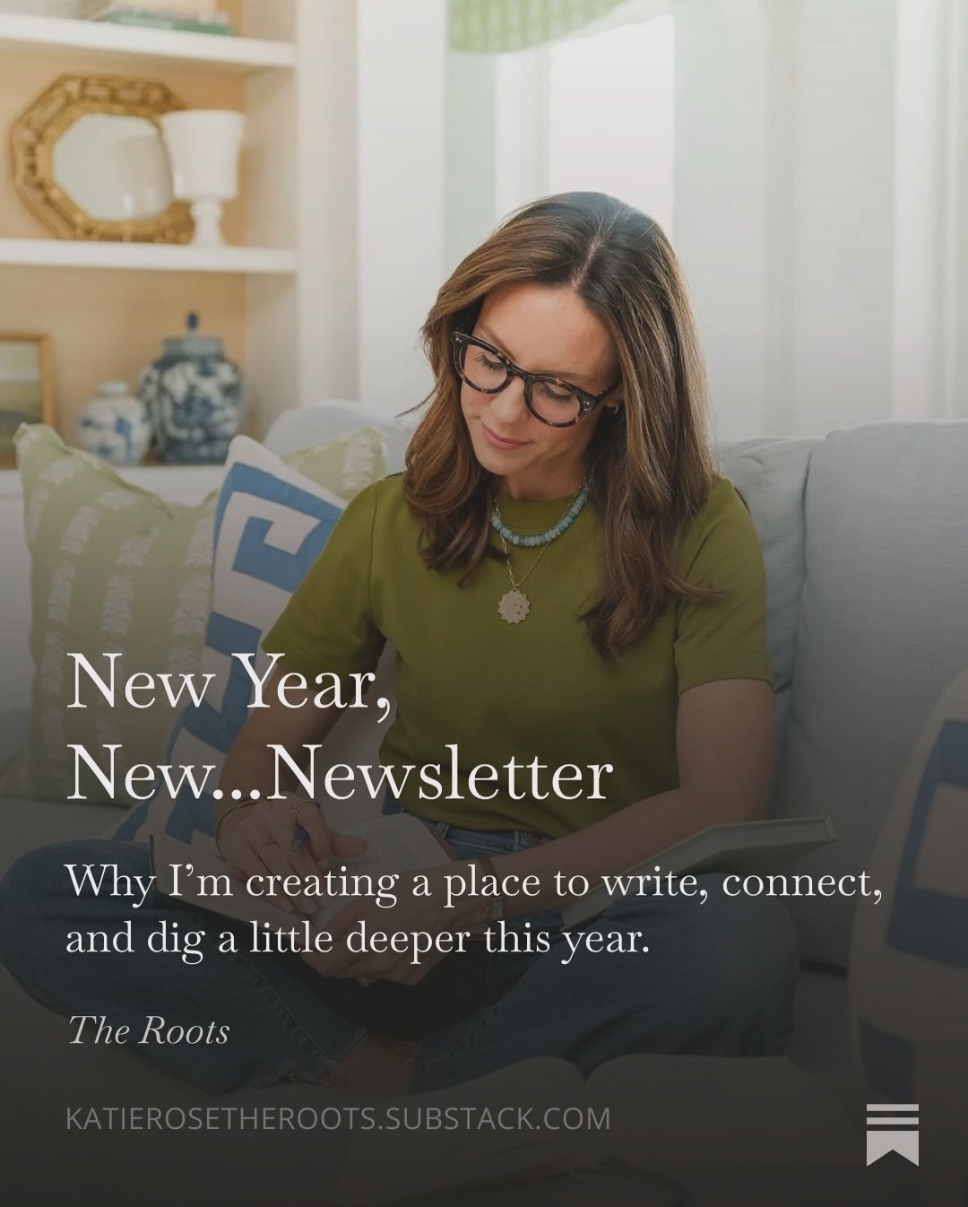 New Year, New...Newsletter?! It has been a long time coming, and I am finally doing it! 

While I love putting together an outfit and trying new beauty products, I often feel a little surface-y with the ongoing talk of things and consumption. Shoppin
