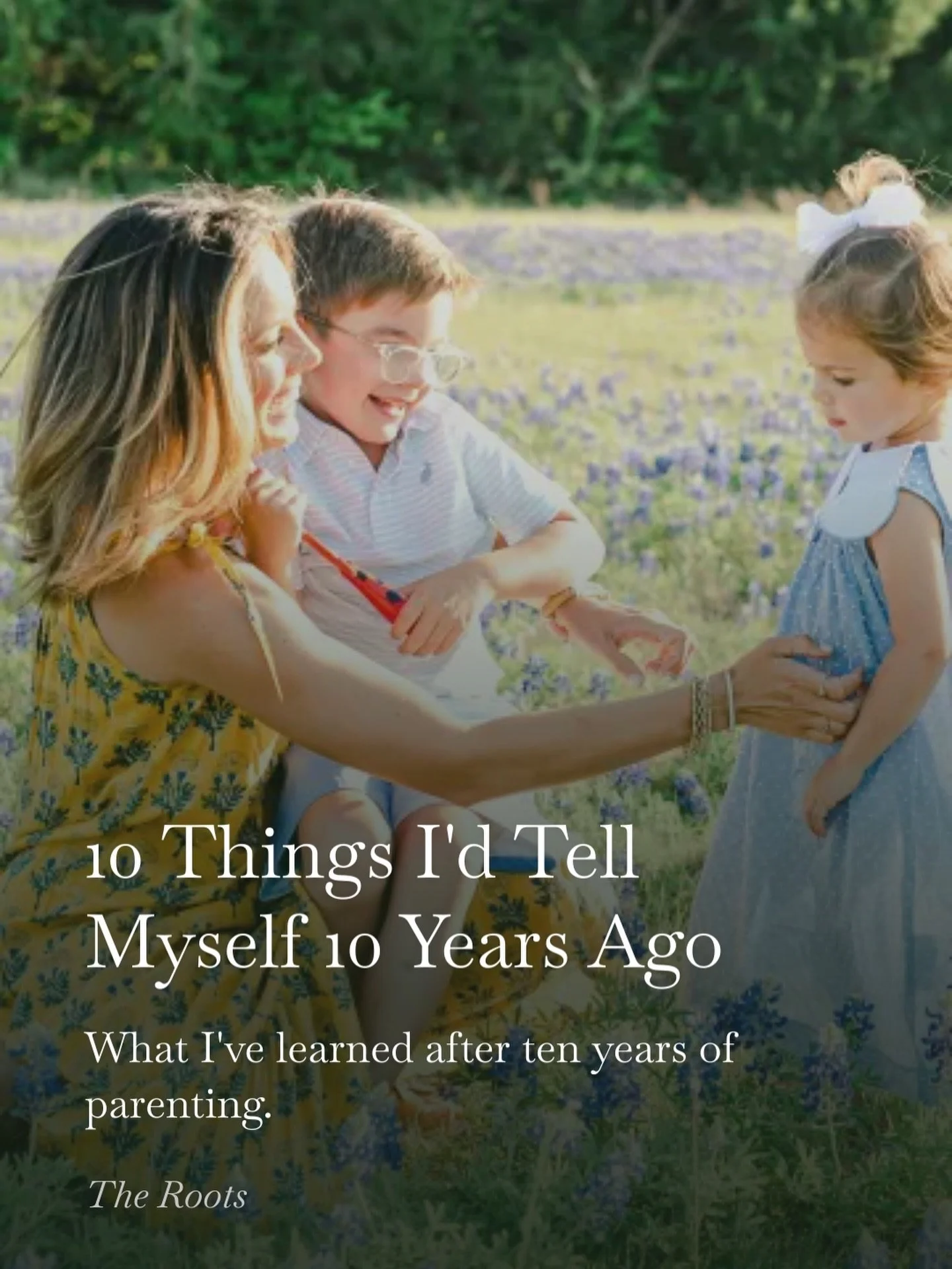 A new month means a new substack post! With the 2016 trend and having my youngest turn seven last month, I kept thinking about that season with littles. Comment LINK to read my list of 10 Things I&rsquo;d Tell Myself 10 Years Ago. (Spoiler alert: the
