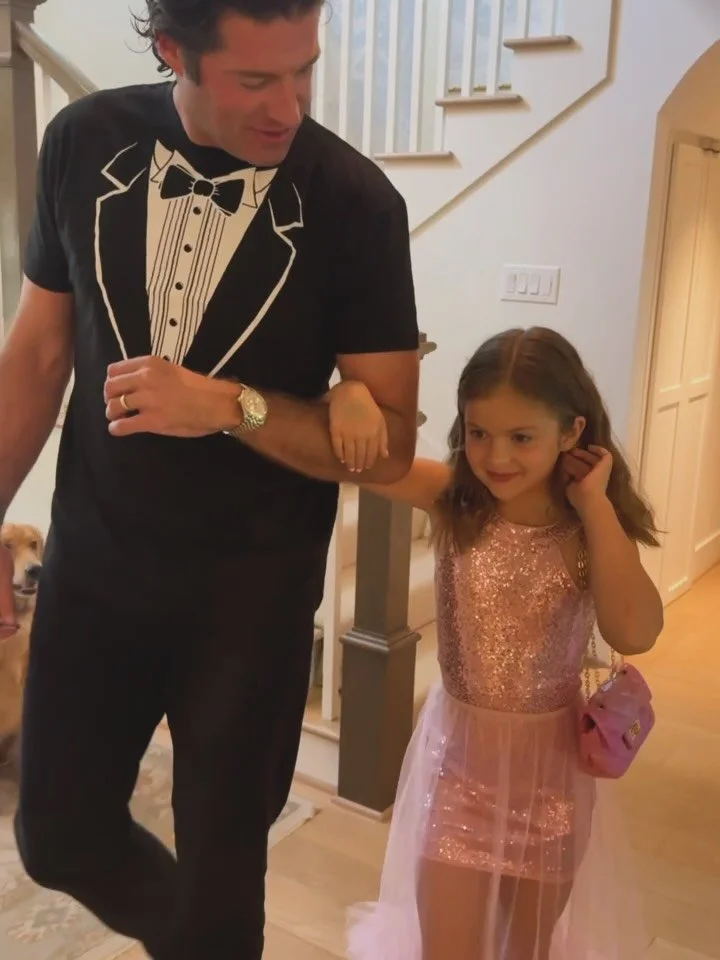 Weekend highlights: Daddy/daughter Swiftie dance, mom/son activate and movie, and a lazy masters Sunday with Dottie. Love this fam bam so much 💕