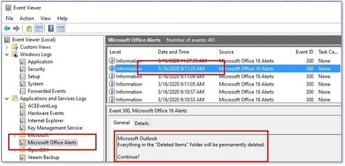 Microsoft Office Alerts | DS Forensics, Inc.