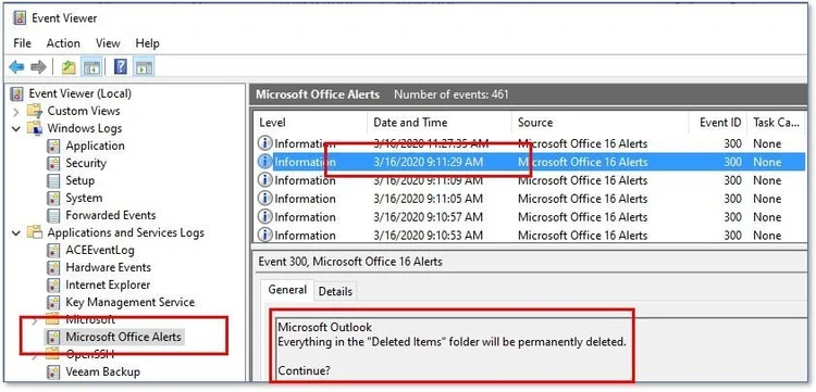 Microsoft Office Alerts | DS Forensics, Inc.