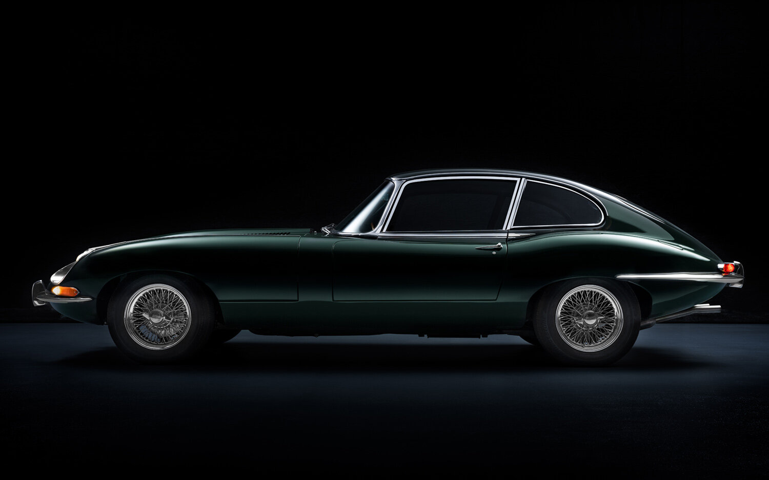 E type Jaguar photographed for Finch Restorations, Adelaide Hills
