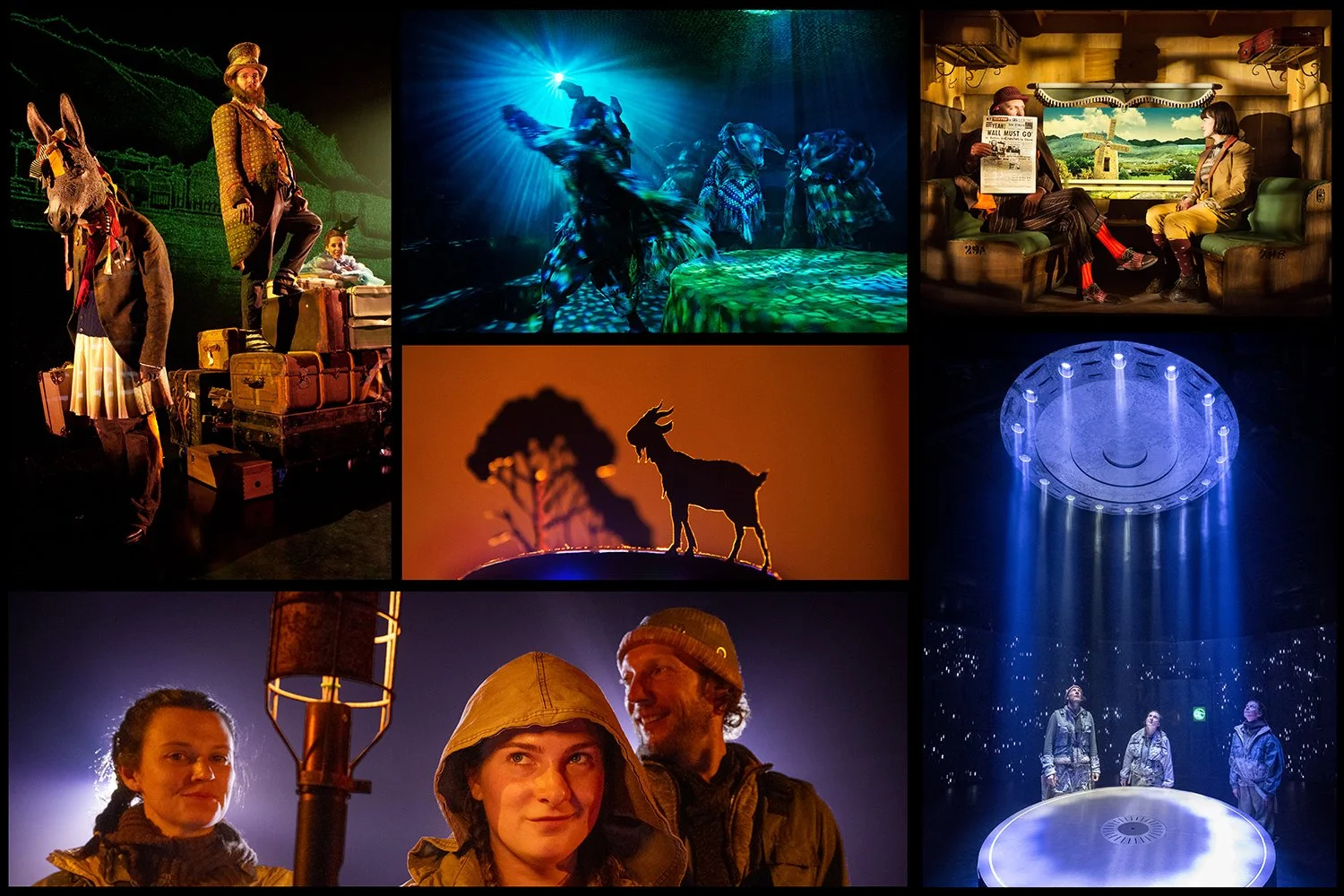 A colllection of commercial performance photography for Slingsby Theatre Company by Andy Rasheed / eyefood