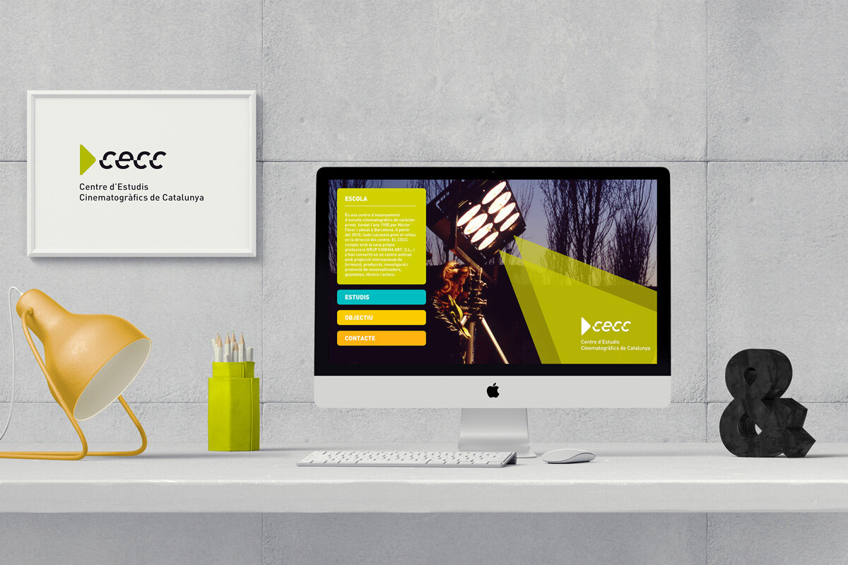 Identity redesign for Film School in Barcelona