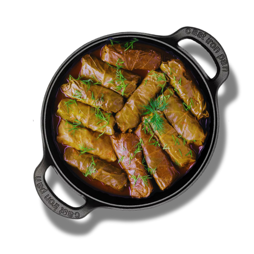 Sărmăluțe în foi de viță de post ( Vegan Stuffed Vine Leaves)