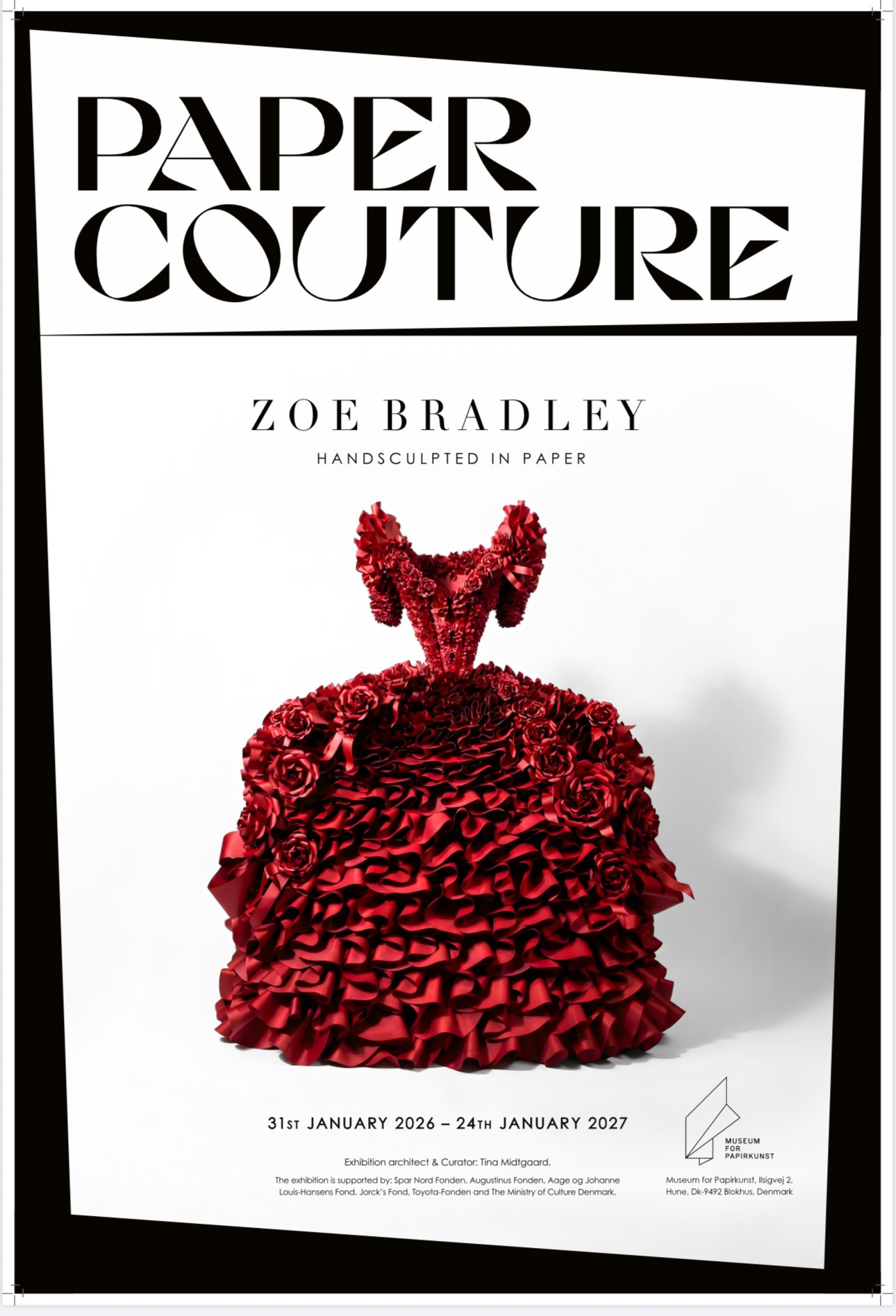 Paper Couture Exhibition Poster