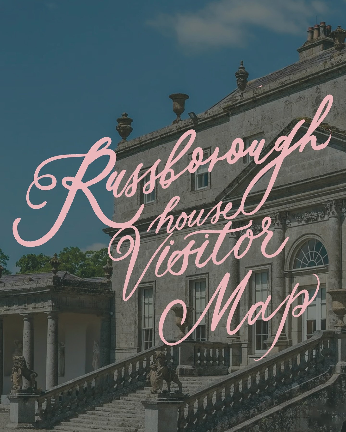 Happy as a clam to have been commissioned by the lovely Joanna at Russborough House, to paint a bespoke watercolour map for their new visitor trail map. It was such a joy to study the grounds of this exquisite estate ,  every path, tree line and view