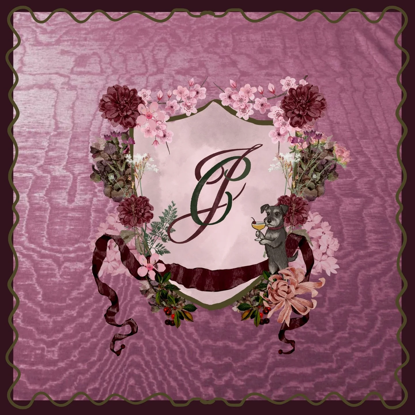 Your own little emblem. A personal crest, quietly setting the tone for the entire celebration. It becomes the thread that runs through everything. The colours, the atmosphere, the feeling you want your day to hold. A small symbol that gathers togethe