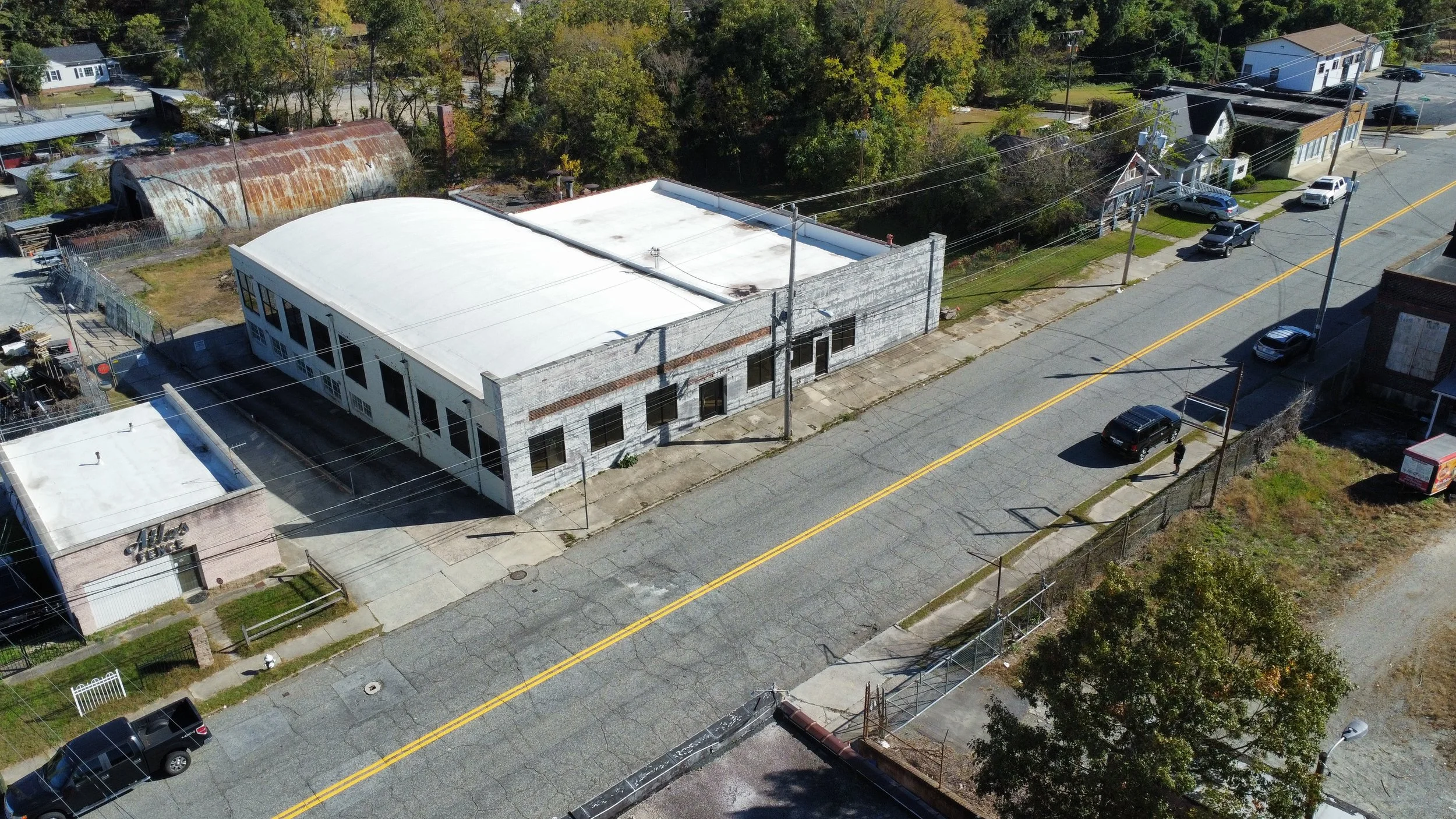 Aerial view of 853 S Elm Street, Greensboro, NC 27406