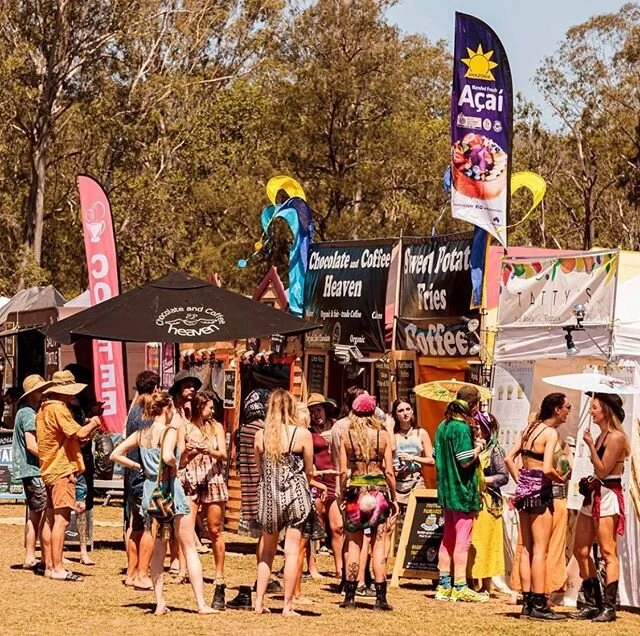 Morning after vibes @elements_festival_ 🍍🍉🥝 Always fun time with the tribe ❤️