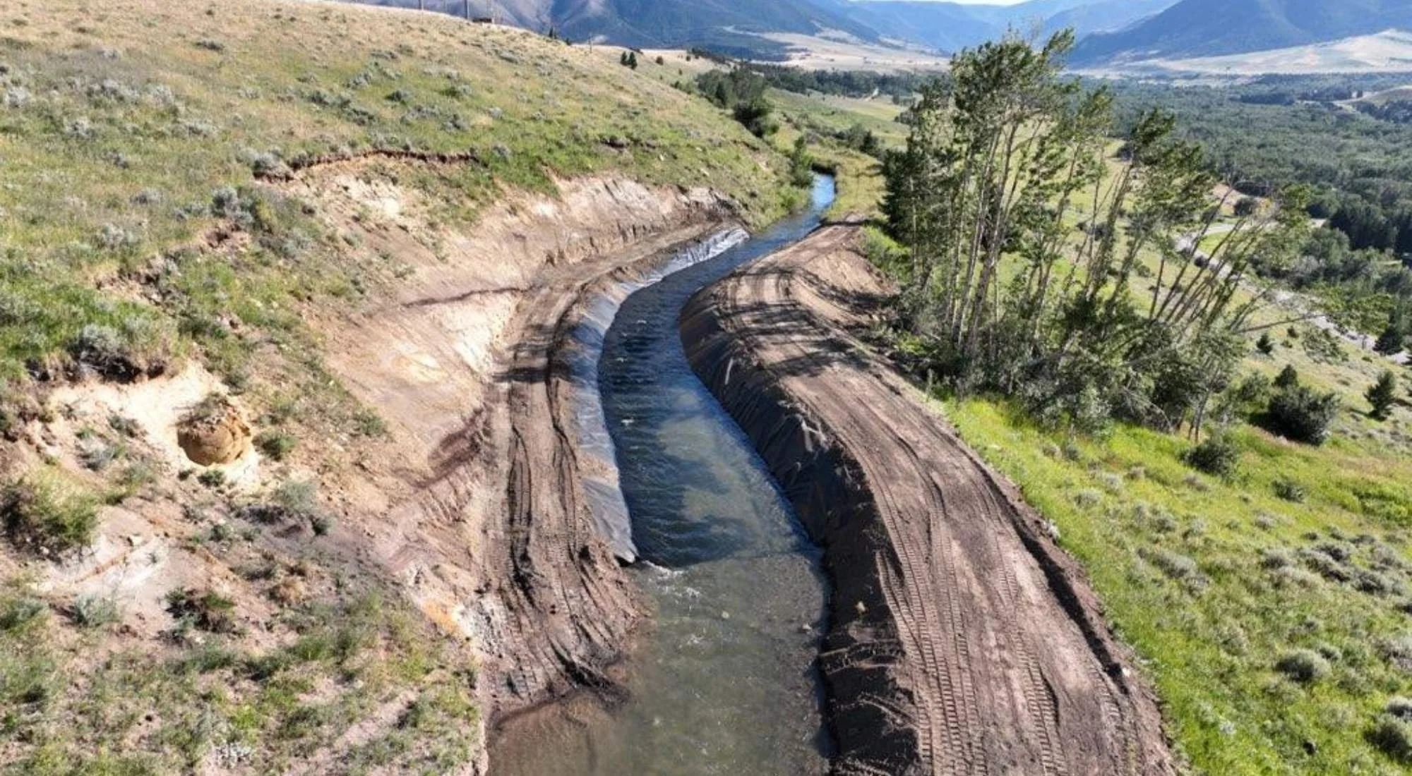 geosynthetics installation + Bozeman 