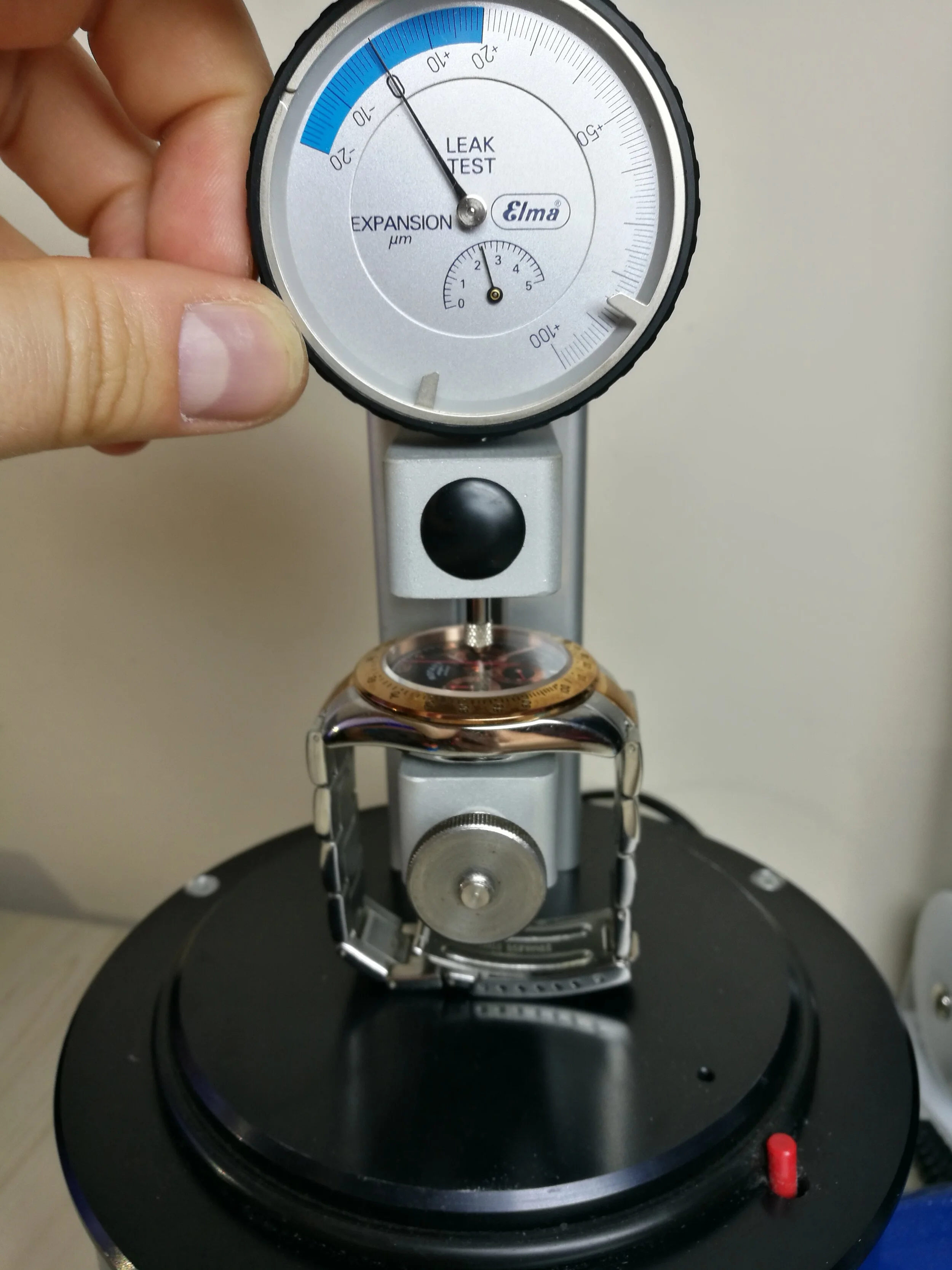 Water resistance testing