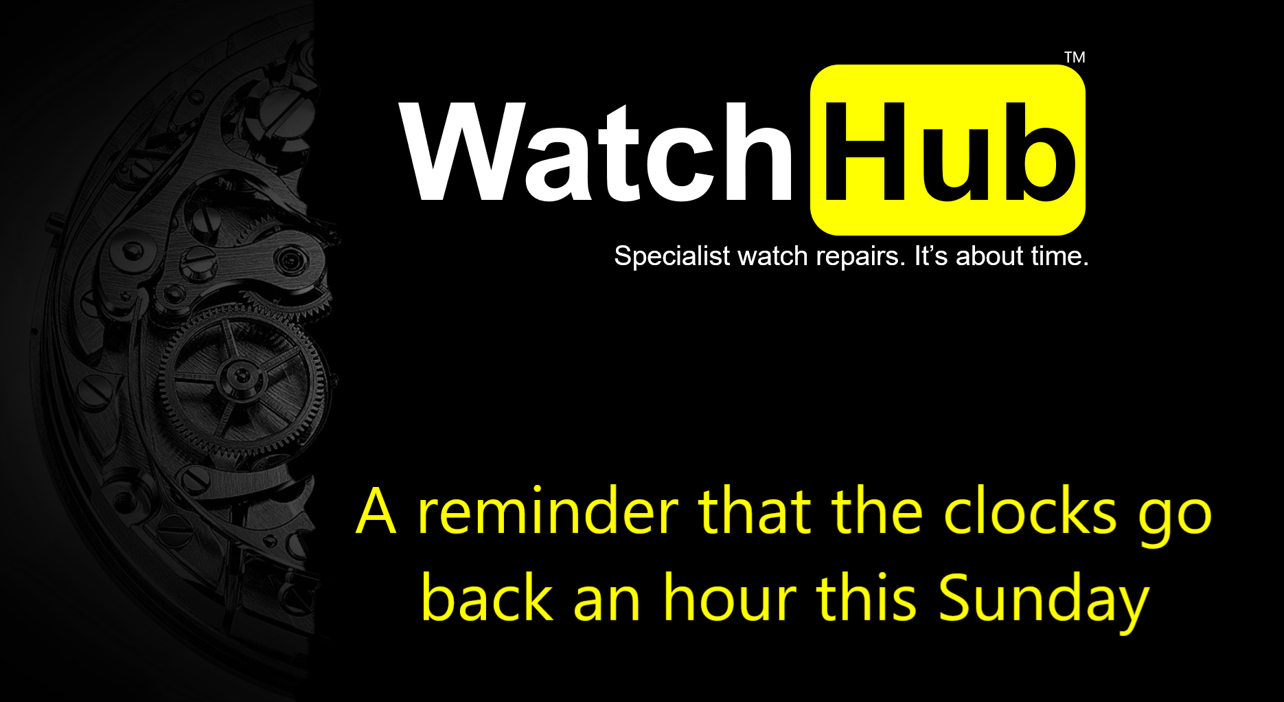 Clocks go back this Sunday BST to GMT
