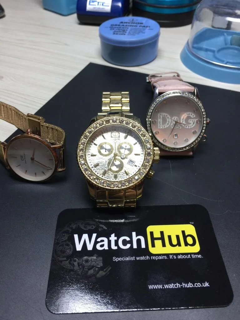 Marc Ecko - E22531G1, D&amp;G - DW0009, Daniel Wellington watches in for repair from Mapperley, Nottingham. 