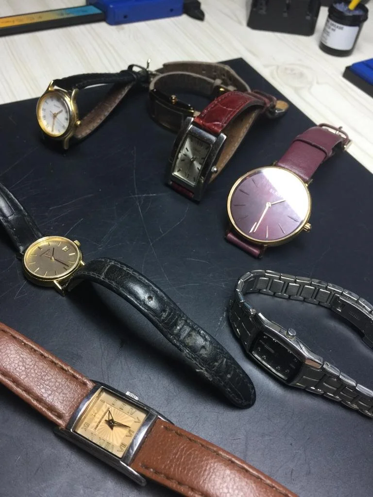 7 watches sent in for repair from Bromsgrove, Worcestershire.