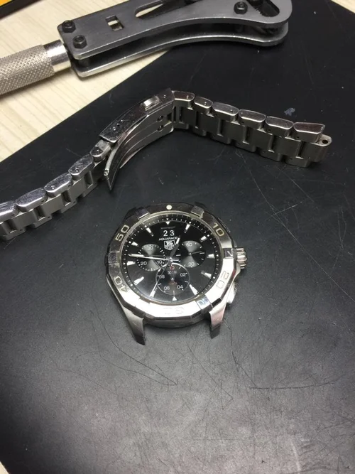 TAG Heuer Aquaracer watch CAY1110 0 WKY9735 in for Battery Reseal and Polish from Hamilton South Lanarkshire. Watches Fixed Watch Repairs Latest Watch News Watch Hub