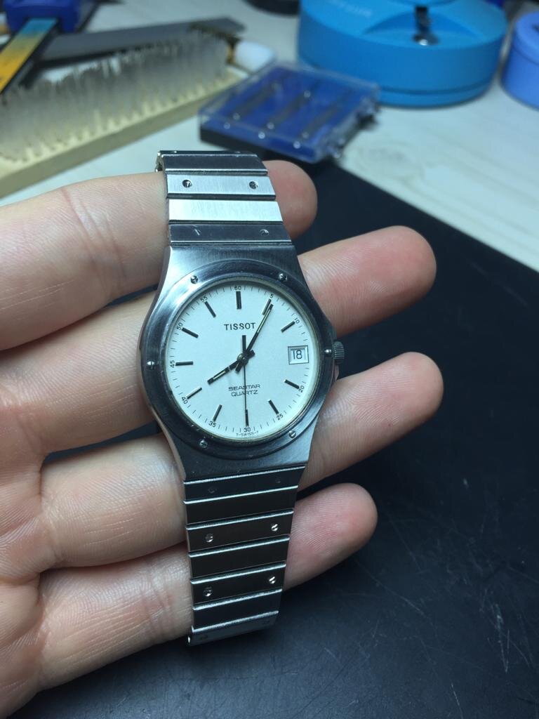 Tissot Seastar watch. Polished and cleaned..jpeg