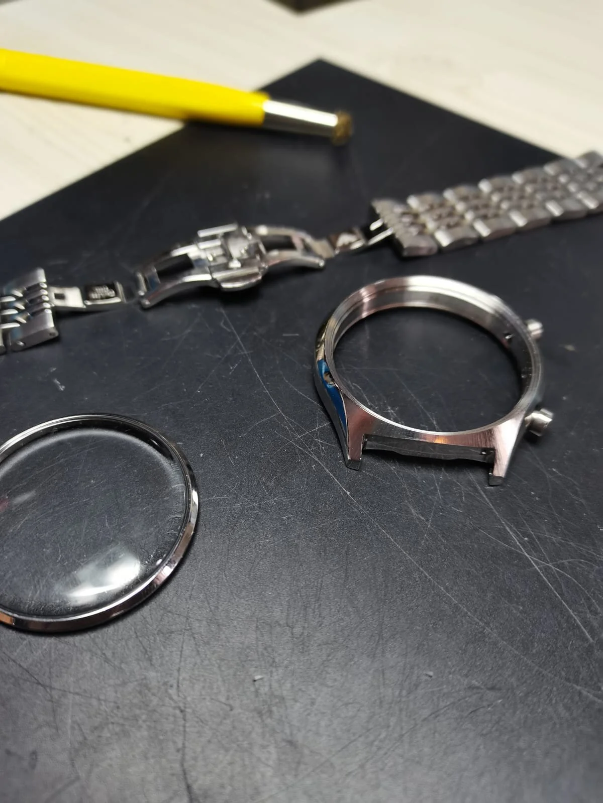 Armani part glass bezel bracelet strap.jpeg