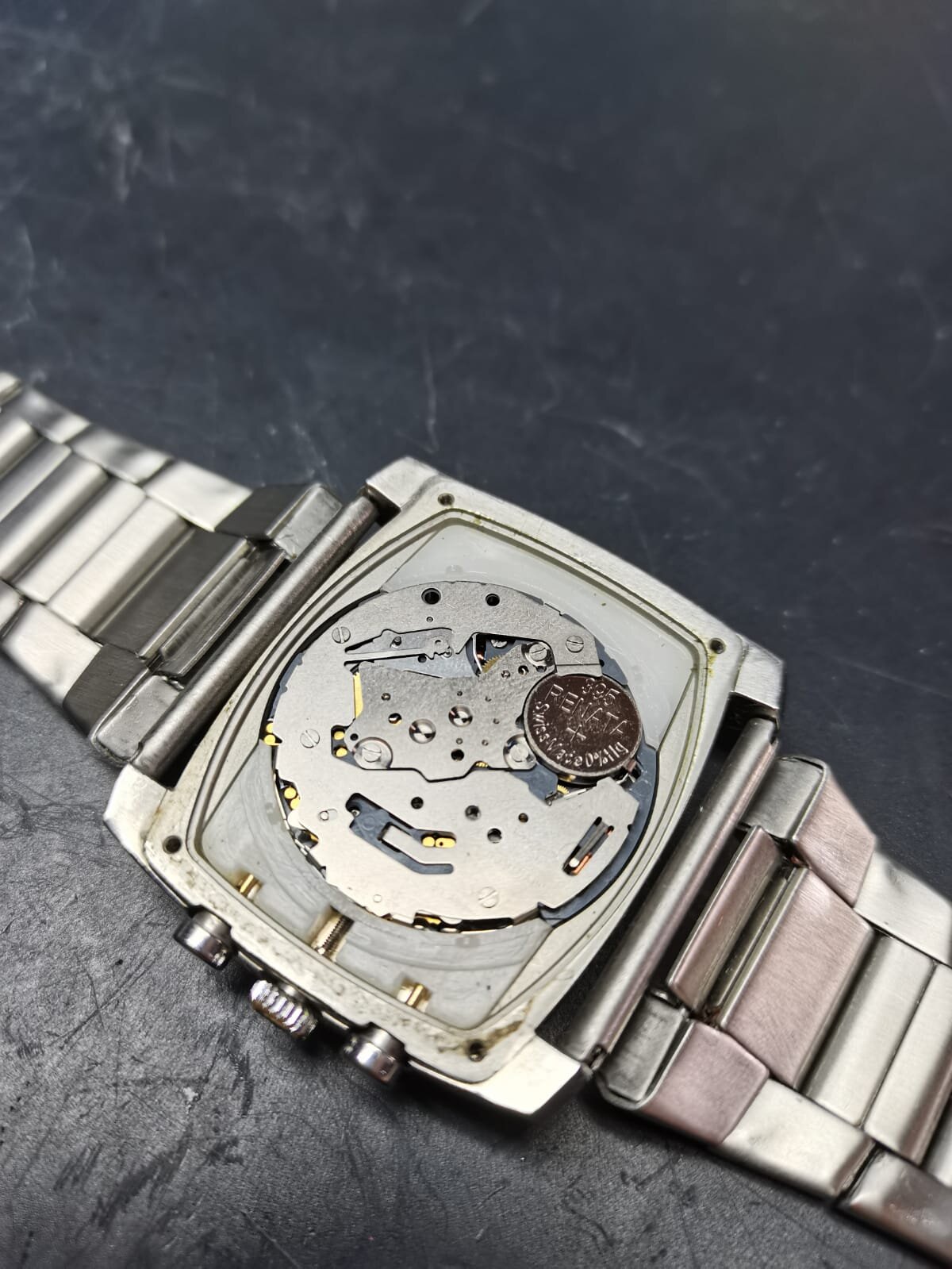 Seiko watch 7T32 6M10 and FCUK watch N9 SR927 SW in for service, batteries,  resealing, new crown/winder, new glass, clean and polish from Campbeltown,  Argyll and Bute. | Watches Fixed | Watch