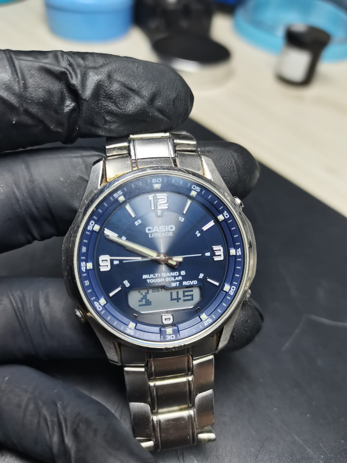 montering Bliv På daglig basis Casio wave ceptor tough solar watch LCW-M100DSE 5161 in for battery, reseal  and water testing from Loughborough, Leicestershire. | Watches Fixed |  Watch Repairs | Latest Watch News | Watch Hub