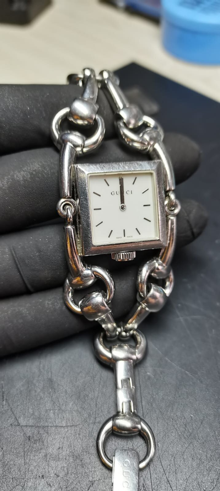 Gucci horsebit watch  11479294 repair in for Service, Clean, Polish  and a bracelet repair from Gravesend, Kent. | Watches Fixed | Watch Repairs  | Latest Watch News | Watch Hub
