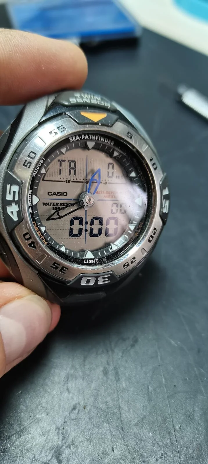 Casio reset and calibrated after repair.jpeg