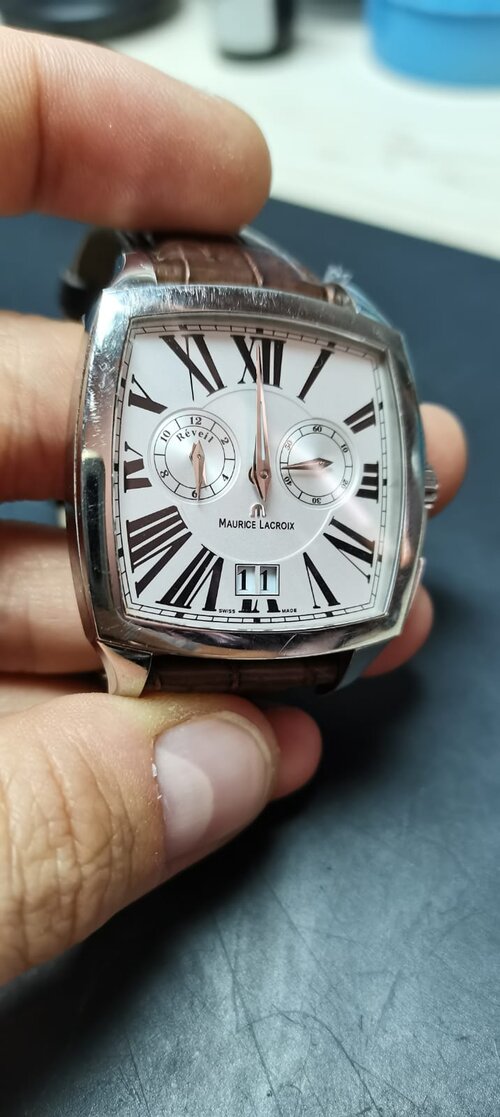 Maurice Lacroix watch M15027 AP 232 97 repair in for Service from Waltham St Lawrence Berkshire. Watches Fixed Watch Repairs Latest Watch News Watch Hub