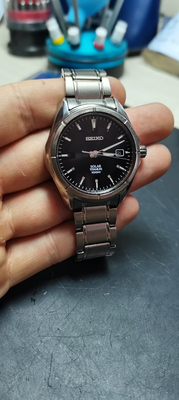 Seiko watch repair V157 - 0AF0 in for New capacitor and refurbish polish  from East London. | Watches Fixed | Watch Repairs | Latest Watch News |  Watch Hub
