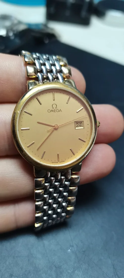 Omega Deville watch 54112169 1430 in for battery and resealing in Peterborough. Watches Fixed Watch Repairs Latest Watch News Watch Hub