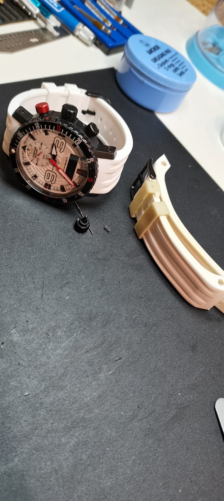 Vostok europe watch repair new strap new crown.jpeg
