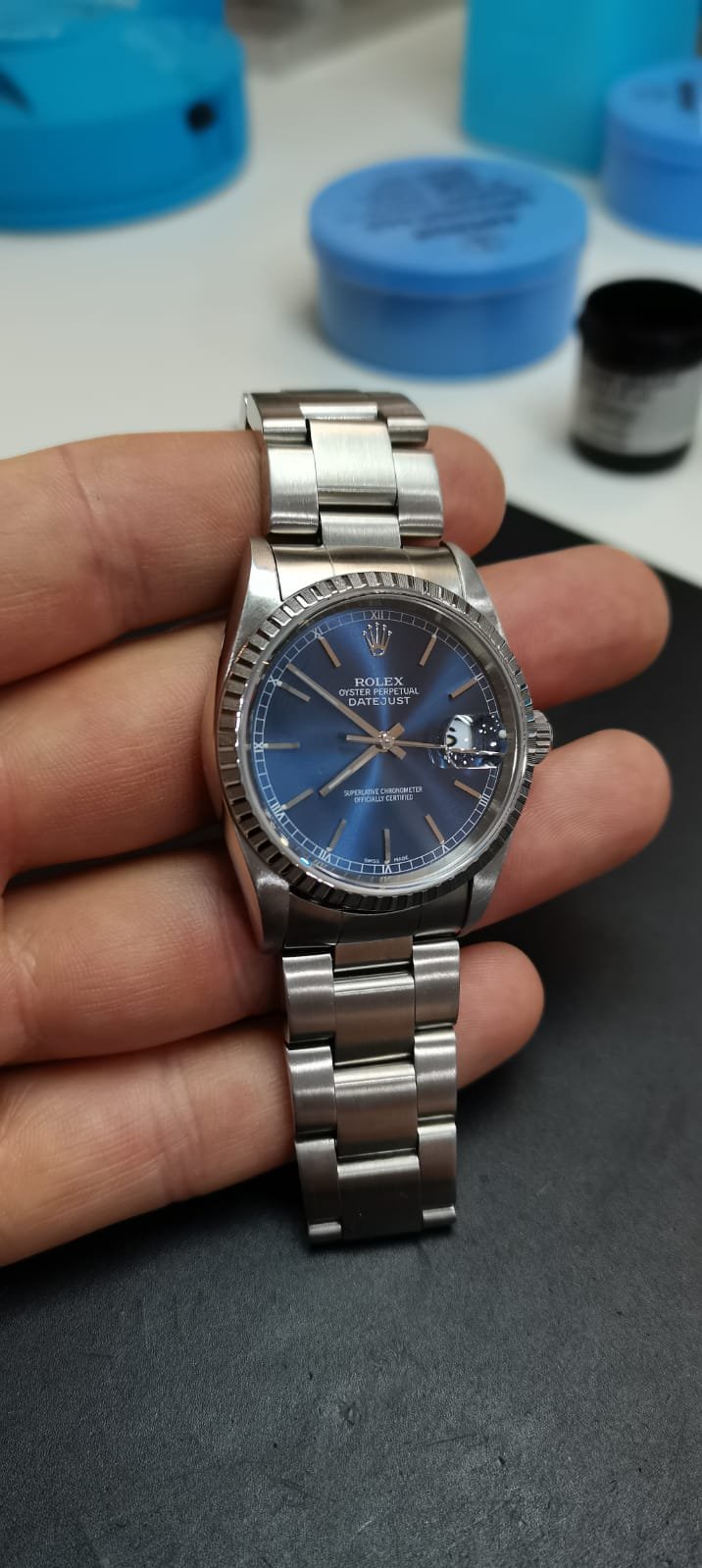 Rolex watch repair service parts ordered.jpeg