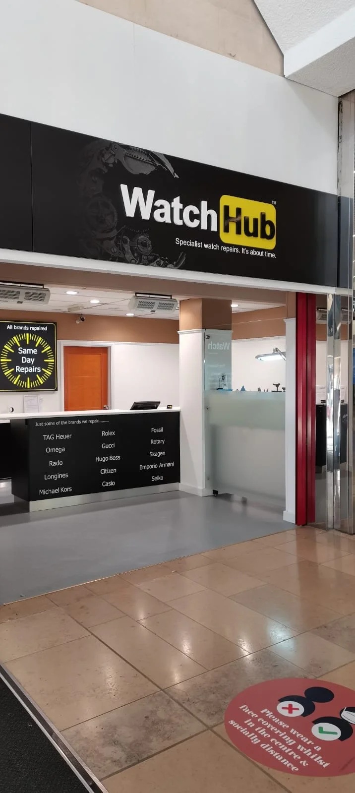 TAG Heuer battery replacement Peterborough. 1 hour resealing service