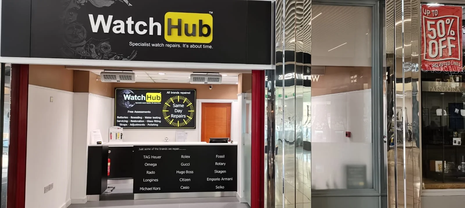 TAG Heuer battery replacement Peterborough. 1 hour resealing service