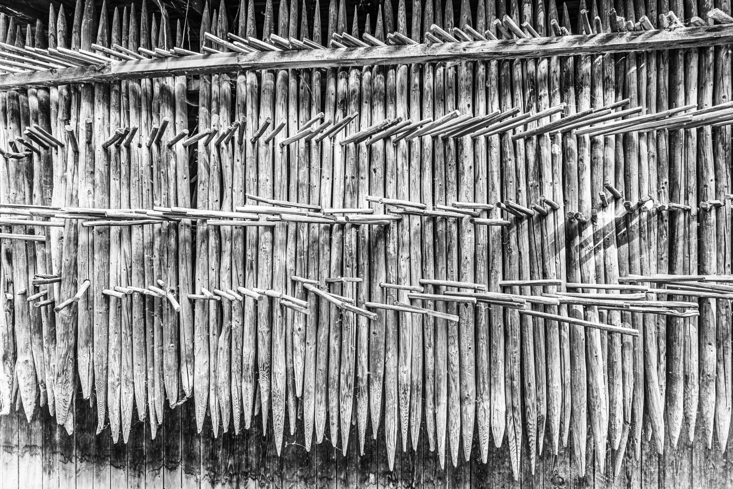  An einem Stadl im Ötztal 