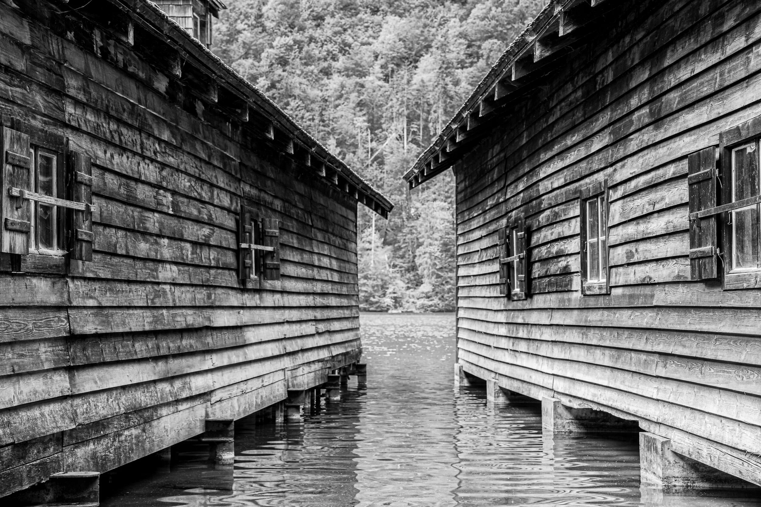  Bootshäuser am Königssee 