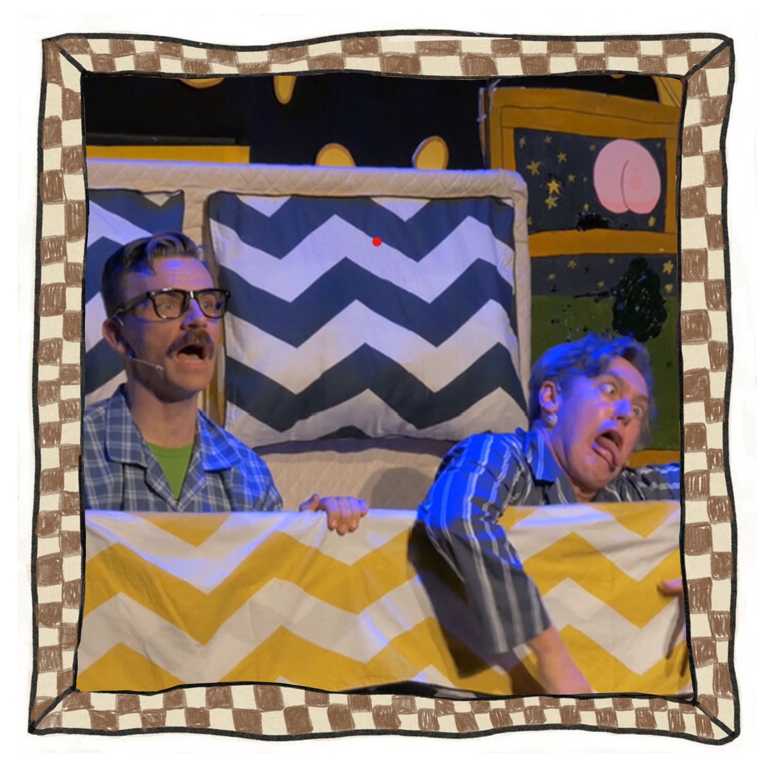 Set design - The Listies ROTFLSHALBOWCO