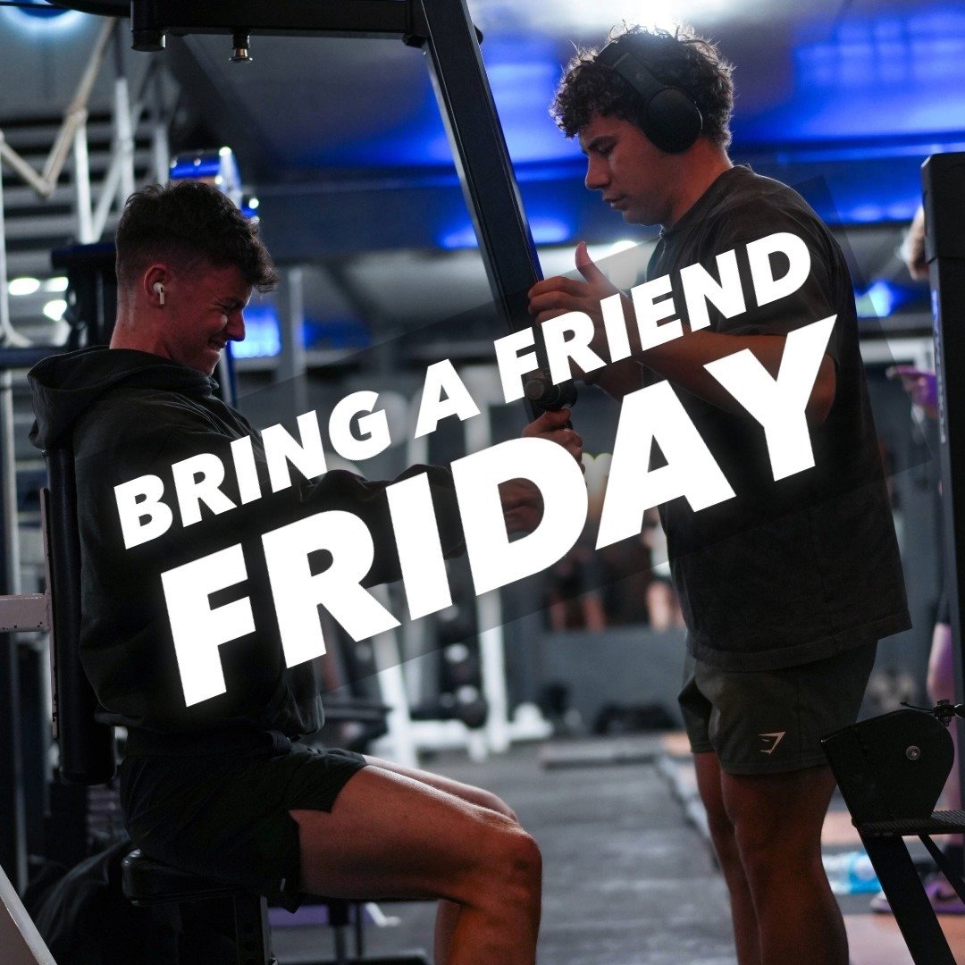 Yes, it's that time of the week again! 🎉⁠
⁠
Friday is here and so that means we open our doors to allow our fine members the opportunity to bring one of their friends in for a session to experience U7, for free may we add. 💰️⁠
⁠
All you need to do 