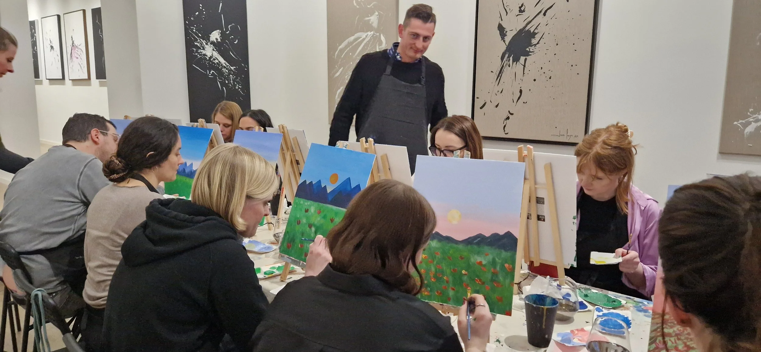 Firmenkurs Malen München – Was läuft, was man mitbringt, was bleibt