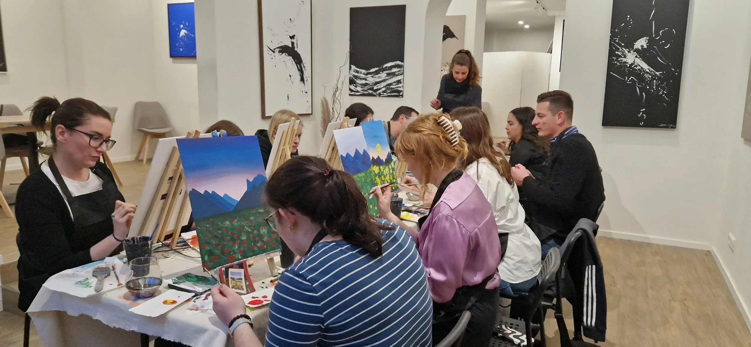 Sip &amp; Paint introvertiert München: Ist Sip &amp; Paint in München auch für Introvertierte geeignet?