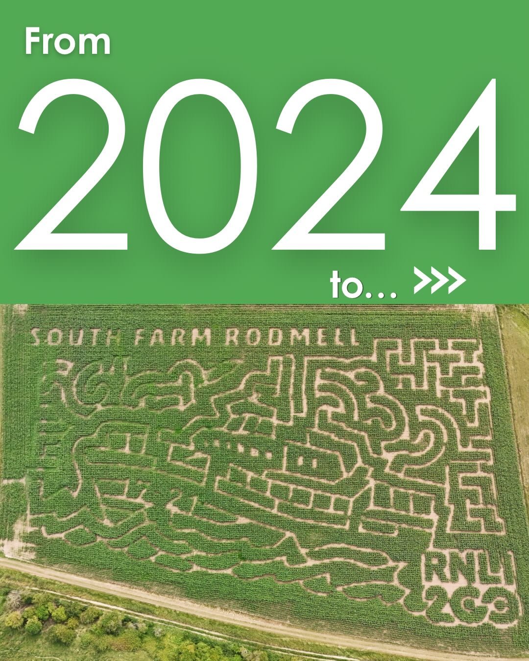 Can you guess what our 2026 maze design will be? 🌽

In our first year we chose a lifeboat design in support of the RNLI, and last year our helicopter design raised money for Kent, Surrey &amp; Sussex Air Ambulance. 

This year a portion of our profi