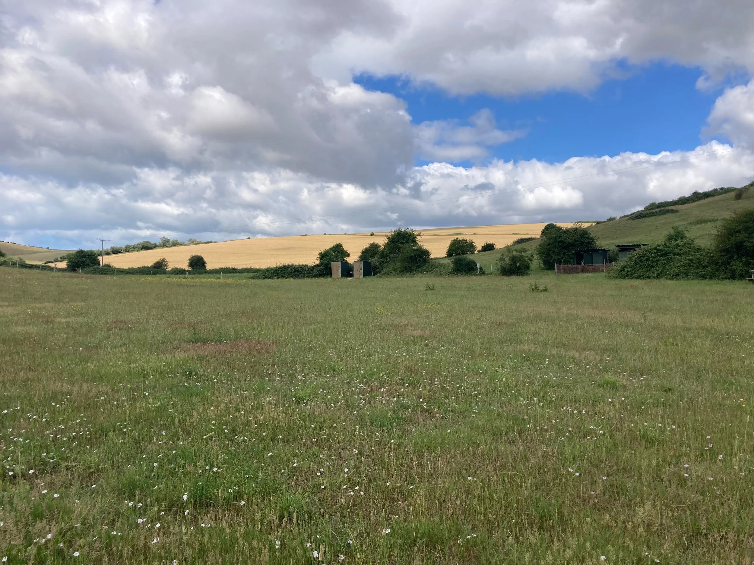 A view of the campsite
