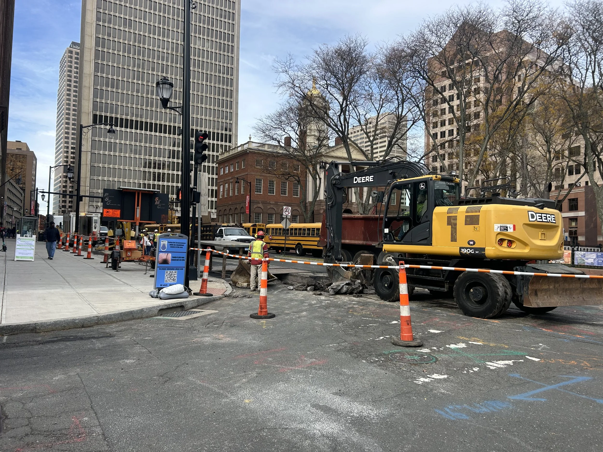 Sewer Replacement, Hartford, CT