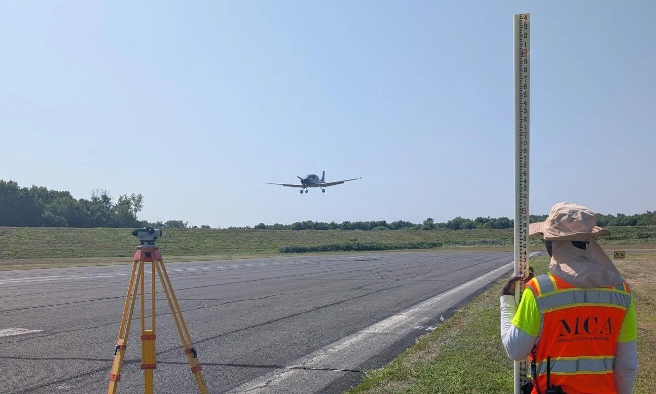 Brainard  Airport Runway Topo Survey-Hartford, CT