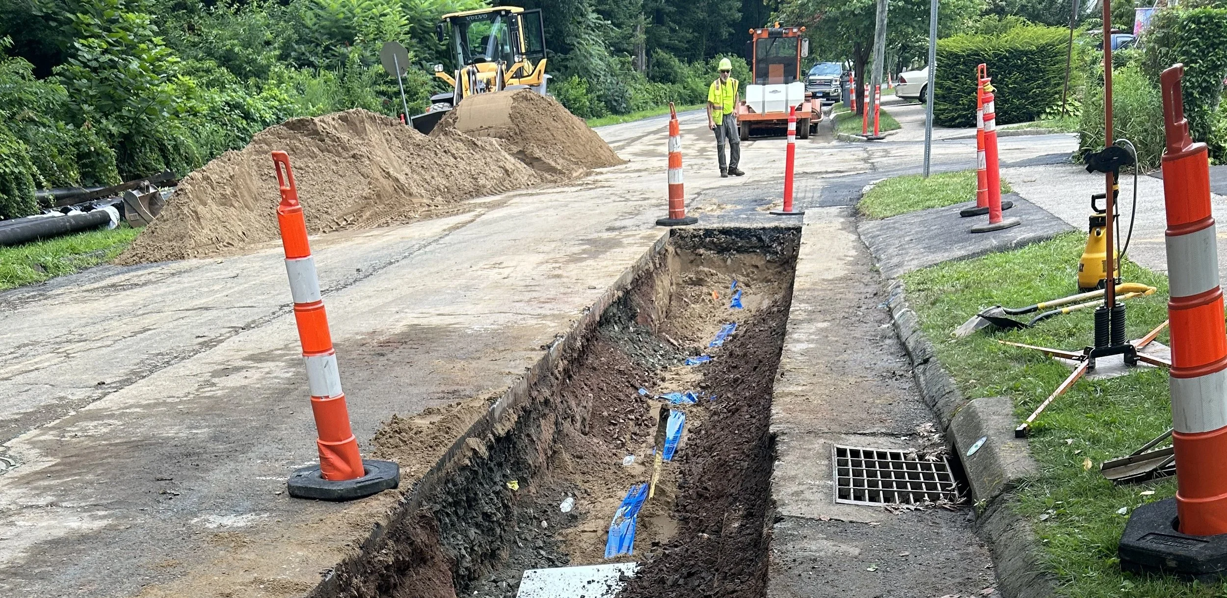 Hubbard Road Area Water Main Replacement, Hartford, CT