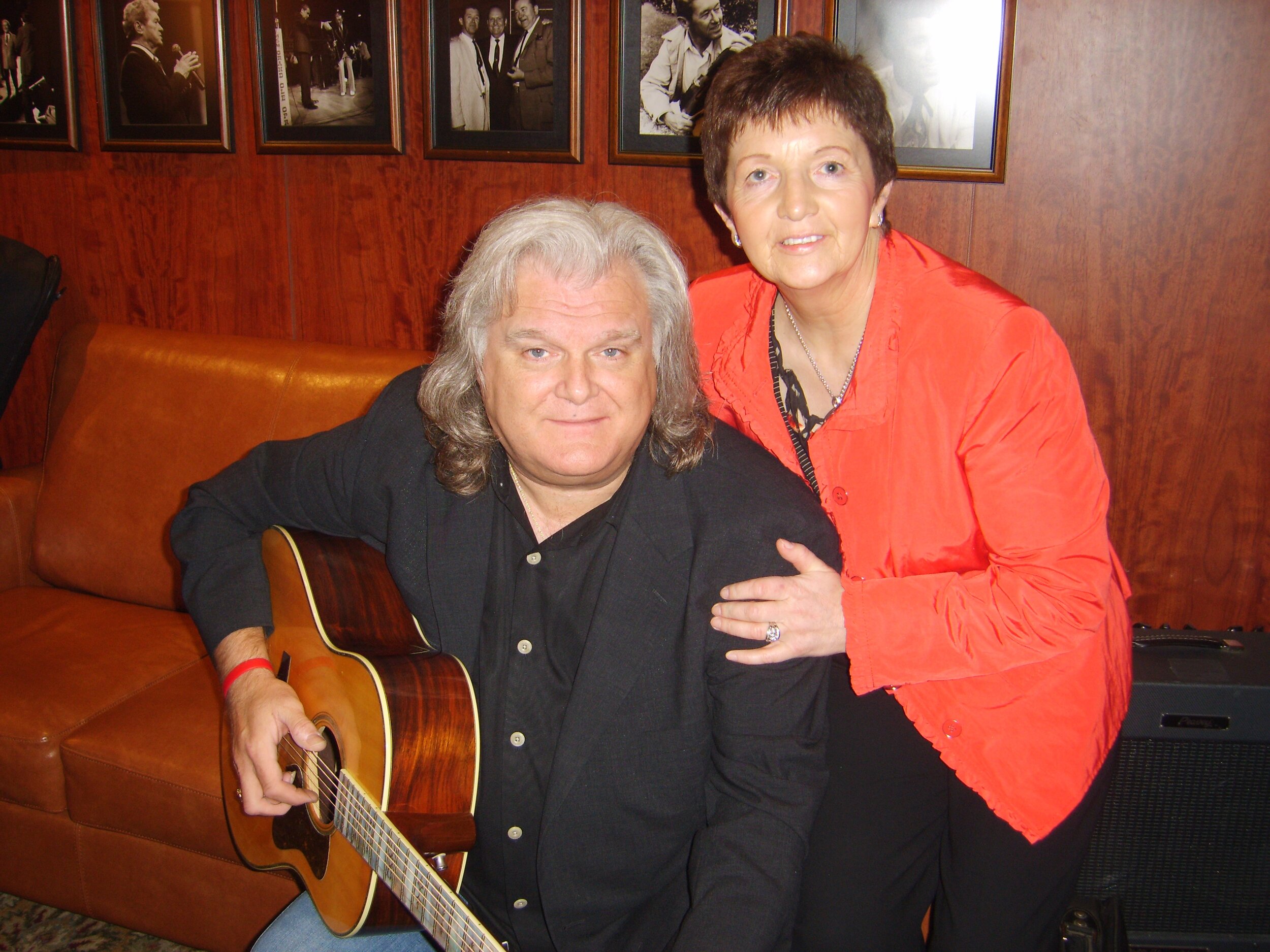  In Ricky Skaggs dressing room at the Grand Ole Opry 