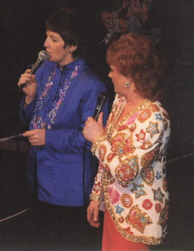 The “Two Queens” Margo and Philomena appearing at the Grand Ole Opry. 